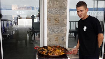 agrandir paella